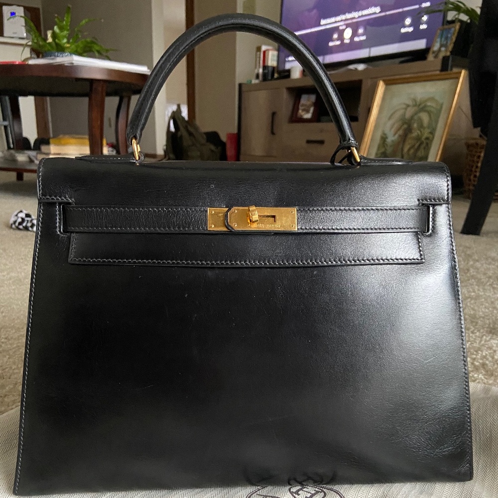 🔺SOLD🔺Hermes Kelly 32cm Sellier Box Calf leather